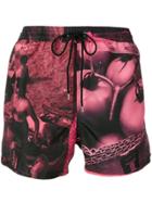 Paul Smith Printed Swim Shorts - Pink