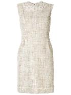 Giambattista Valli Bouclé-tweed Shift Dress - Neutrals