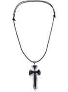 Gavello Sword Pendant Necklace, Men's, Black