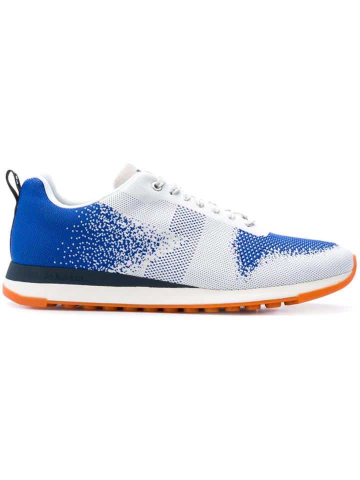Ps By Paul Smith Rappid Knitted Sneakers - White