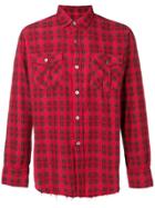 Department 5 Check Long-sleeve Shirt - Red