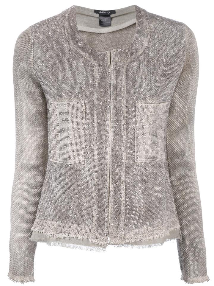Corda Jacket - Women - Cotton/linen/flax/polyamide - L, Green, Cotton/linen/flax/polyamide, Avant Toi