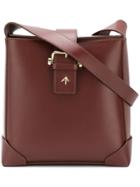 Manu Atelier Small Trapeze Shoulder Bag - Brown