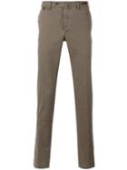 Pt01 - Slim Fit Chino Trousers - Men - Cotton/spandex/elastane - 50, Brown, Cotton/spandex/elastane