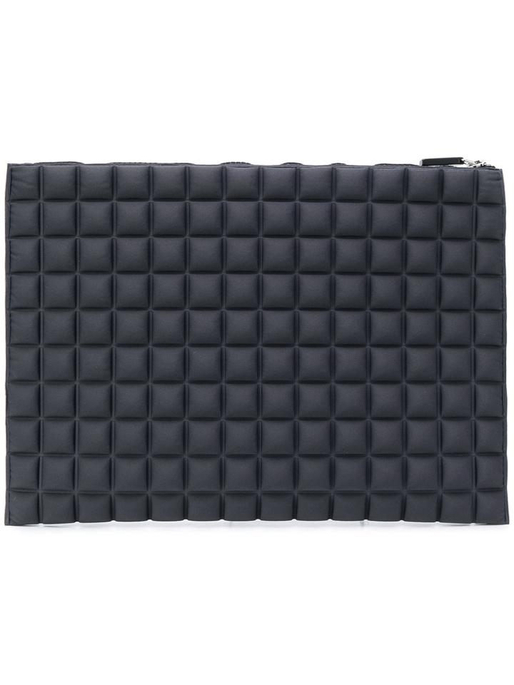 No Ka' Oi Chocolate Bar Quilted Clutch - Blue