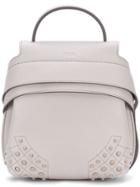 Tod's Mini Front Logo Backpack - Grey