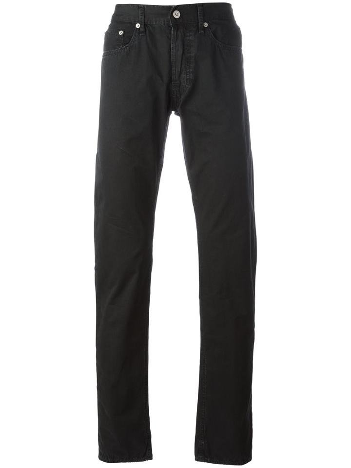 Stone Island Straight-leg Jeans, Men's, Size: 32, Black, Cotton