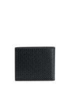Salvatore Ferragamo Logo Embossed Bi-fold Wallet - Black