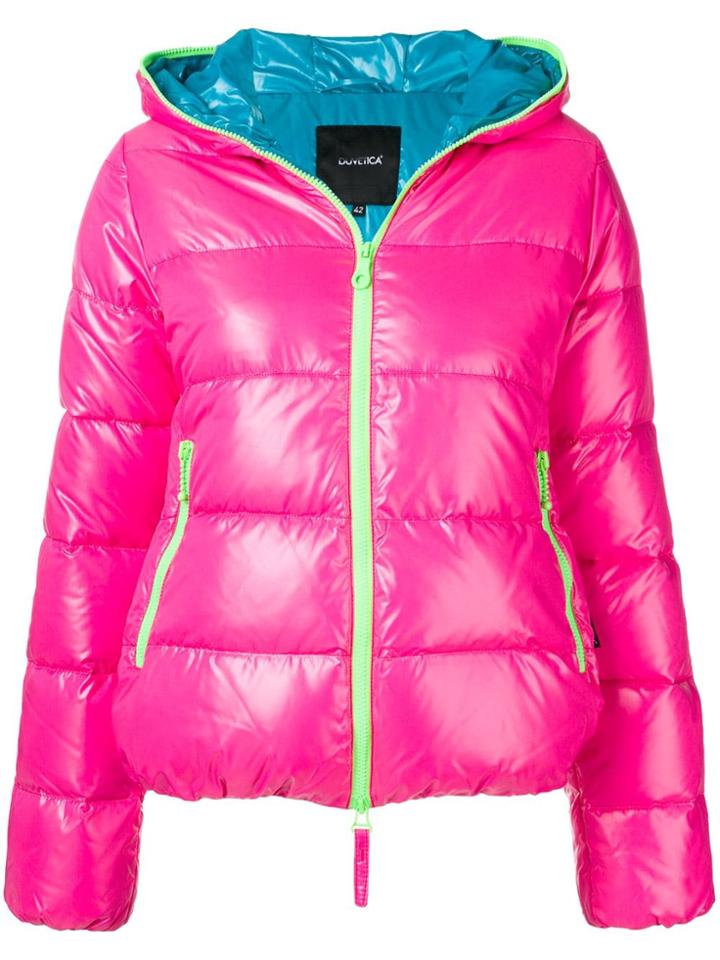 Duvetica Hooded Puffer Jacket - Pink