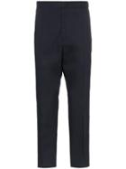 Jil Sander Spencer Cropped Cotton Trousers - Blue