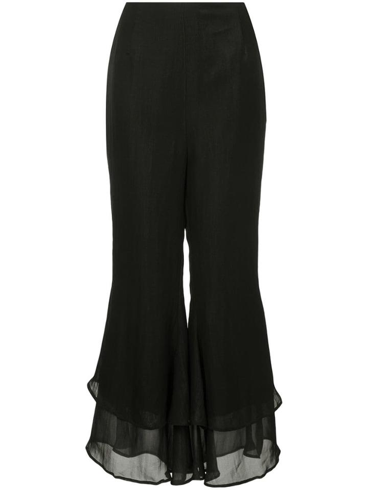 Muller Of Yoshiokubo Dry Chiffon Pants - Black
