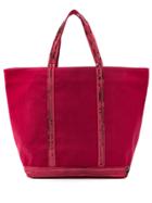 Vanessa Bruno Sequin Trim Tote - Red