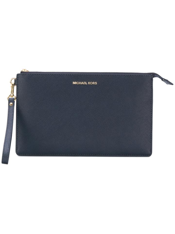 Michael Michael Kors Jet Set Travel Clutch - Blue
