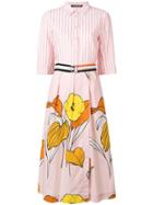 Luisa Cerano Printed Shirt Dress - Pink