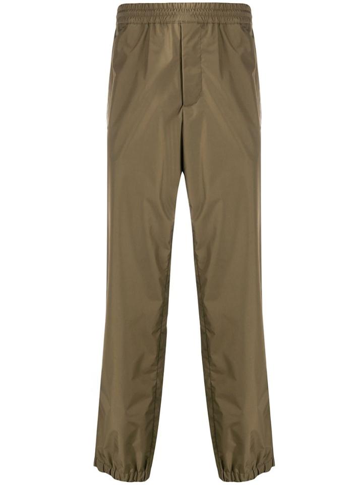 Helmut Lang Logo Print Cargo Pants - Green