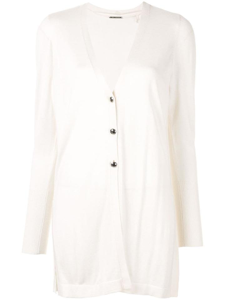 Elie Tahari Longline Cardigan - White