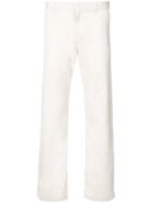Naked And Famous Loose Fit Straight Chinos - White
