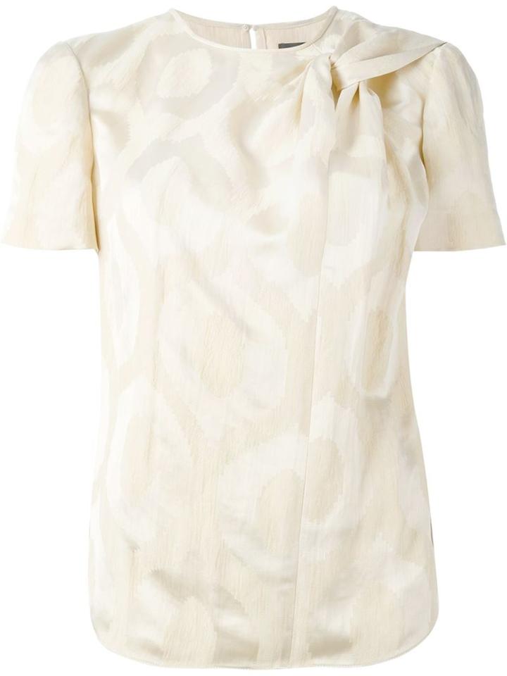 Isabel Marant 'silway' Jacquard Top, Women's, Size: 34, Nude/neutrals, Viscose/ramie/cotton