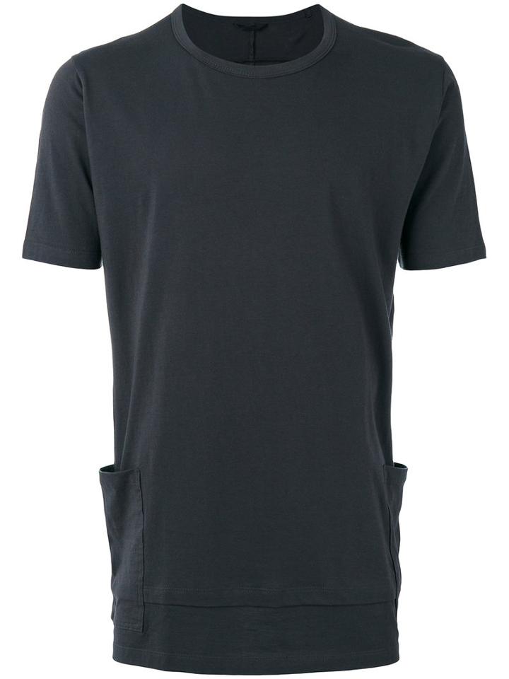 The Viridi-anne Patch Pockets T-shirt, Men's, Size: 4, Black, Cotton