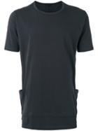 The Viridi-anne Patch Pockets T-shirt, Men's, Size: 4, Black, Cotton