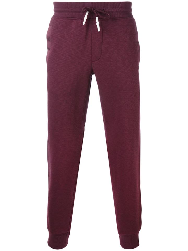 Armani Jeans Cuffed Sweatpants - Pink & Purple