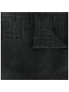 Versace - Greek Key Knitted Scarf - Men - Cotton - One Size, Grey, Cotton