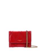 Givenchy Stitching Detail Purse - Red