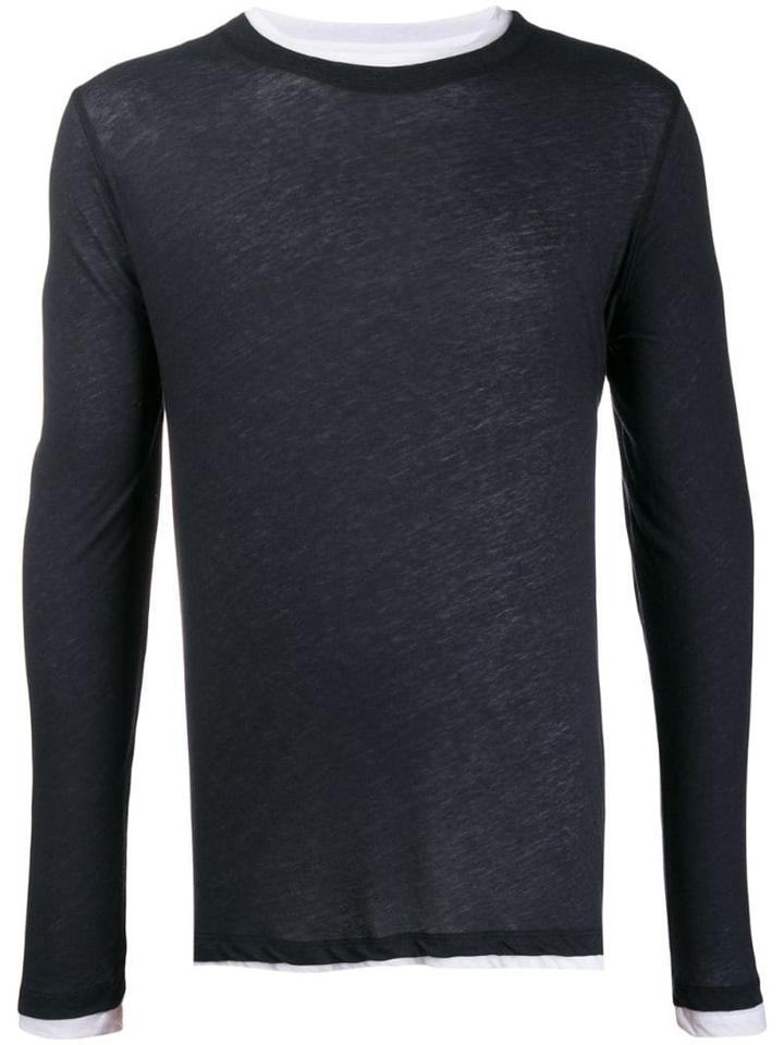 Majestic Filatures Long-sleeve Fitted Top - Blue