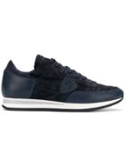 Philippe Model Tropez Camouflage Sneakers - Blue