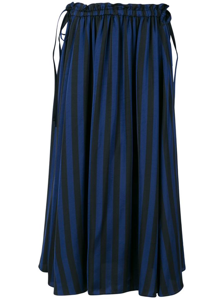 Kenzo Striped Midi Dress - Black
