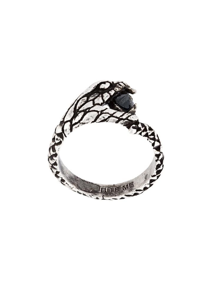 Saint Laurent 'biting Serpent' Ring