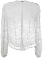 Alexander Mcqueen 2000's Slim Sheer Shirt - Neutrals