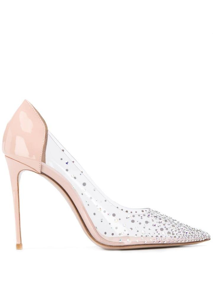 Le Silla Embellished Stiletto Pumps - Neutrals