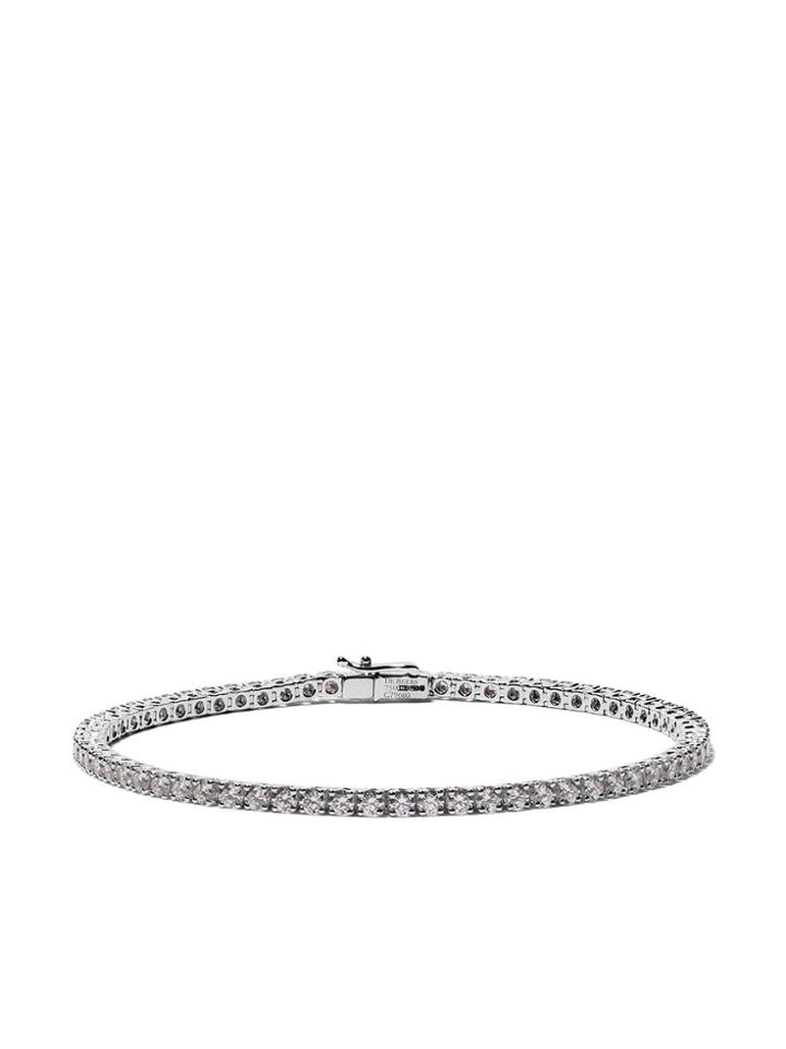 De Beers 18kt White Gold Eternity Line Diamond Bracelet - Unavailable