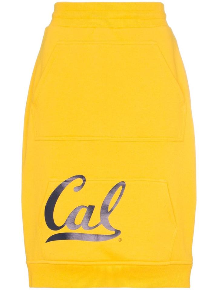 Calvin Klein 205w39nyc High Waist Cal Logo Skirt - Yellow