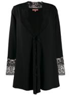 Ermanno Scervino Loose-fit Knit Cardi-coat - Black