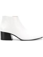 Acne Studios Lusinda Patent Leather Boots - White