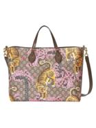 Gucci Gucci Bengal Soft Gg Tote - Brown