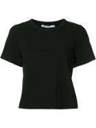 T By Alexander Wang Cropped T-shirt, Women's, Size: Xs, Black, Cotton