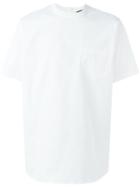 Dsquared2 Chest Pocket T-shirt, Men's, Size: 46, White, Cotton/spandex/elastane