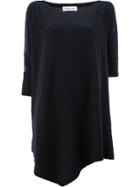 Lamberto Losani Draped Knitted Top - Blue