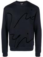 Giorgio Armani Signature Sweatshirt - Blue