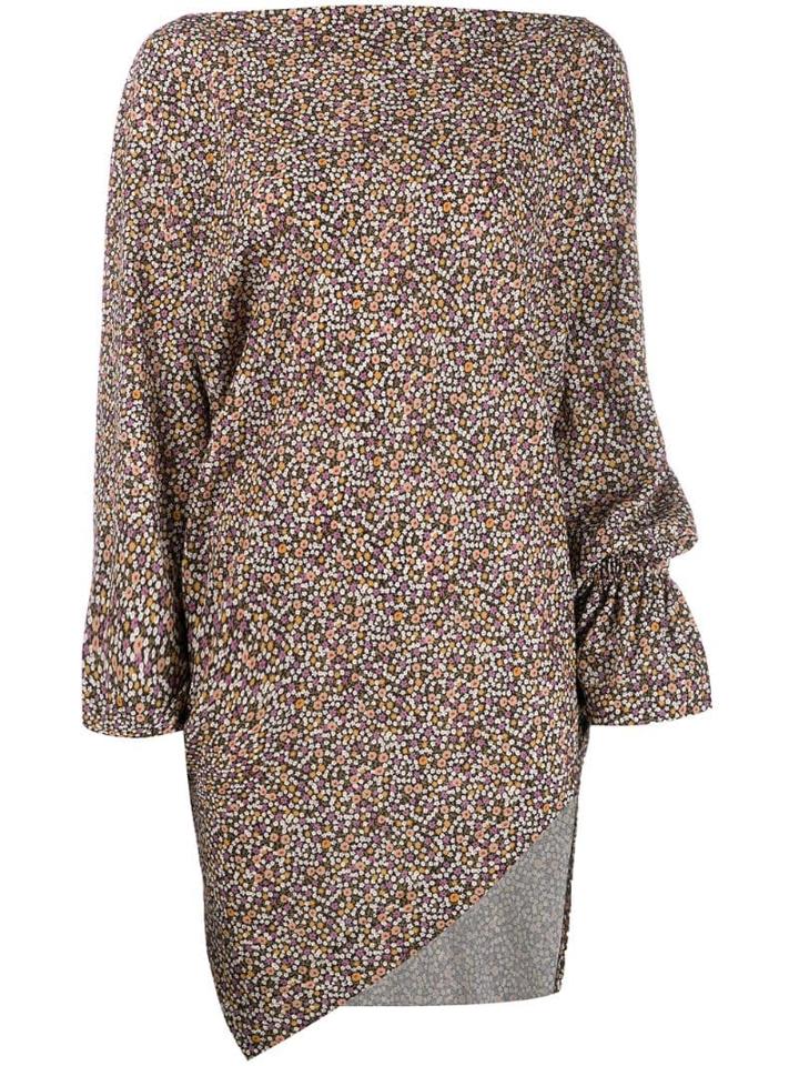 Vivienne Westwood Anglomania Floral Print Top - Black