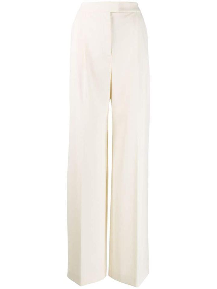 Alberta Ferretti Palazzo Pants - White