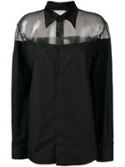 Maison Margiela Sheer Detail Shirt - Black