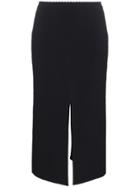 Proenza Schouler Mid-rise Centre Slit Skirt - Black