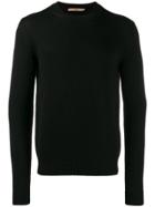Nuur Ribbed Sweatshirt - Black