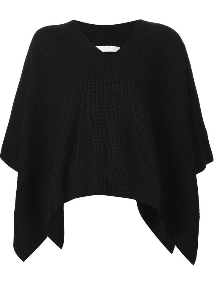 Chloé Ribbed Cape