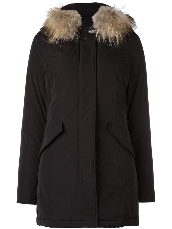 Woolrich Collar Detail Parka Coat