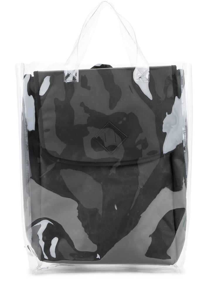 Yohji Yamamoto Transparent Backpack - Black